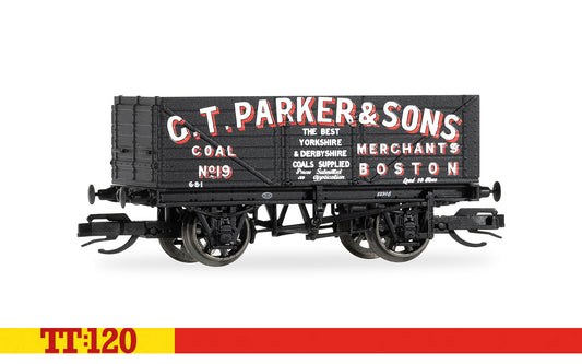 Hornby TT:120 GT Parker & Sons 7 plank wagon