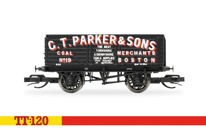 Hornby TT:120 GT Parker & Sons 7 plank wagon