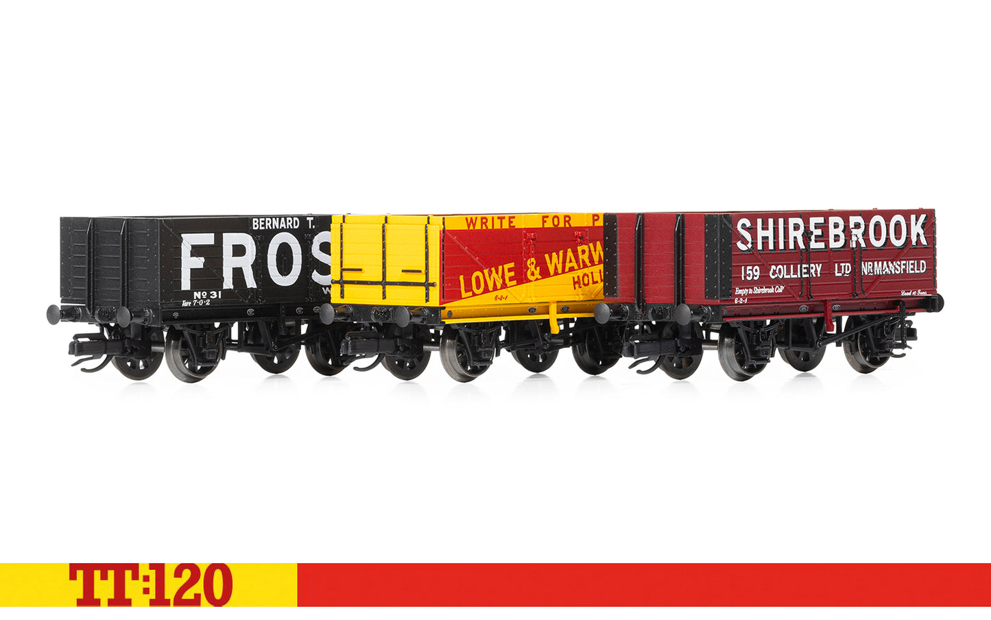 Hornby TT:120 7 plank wagon triple pack