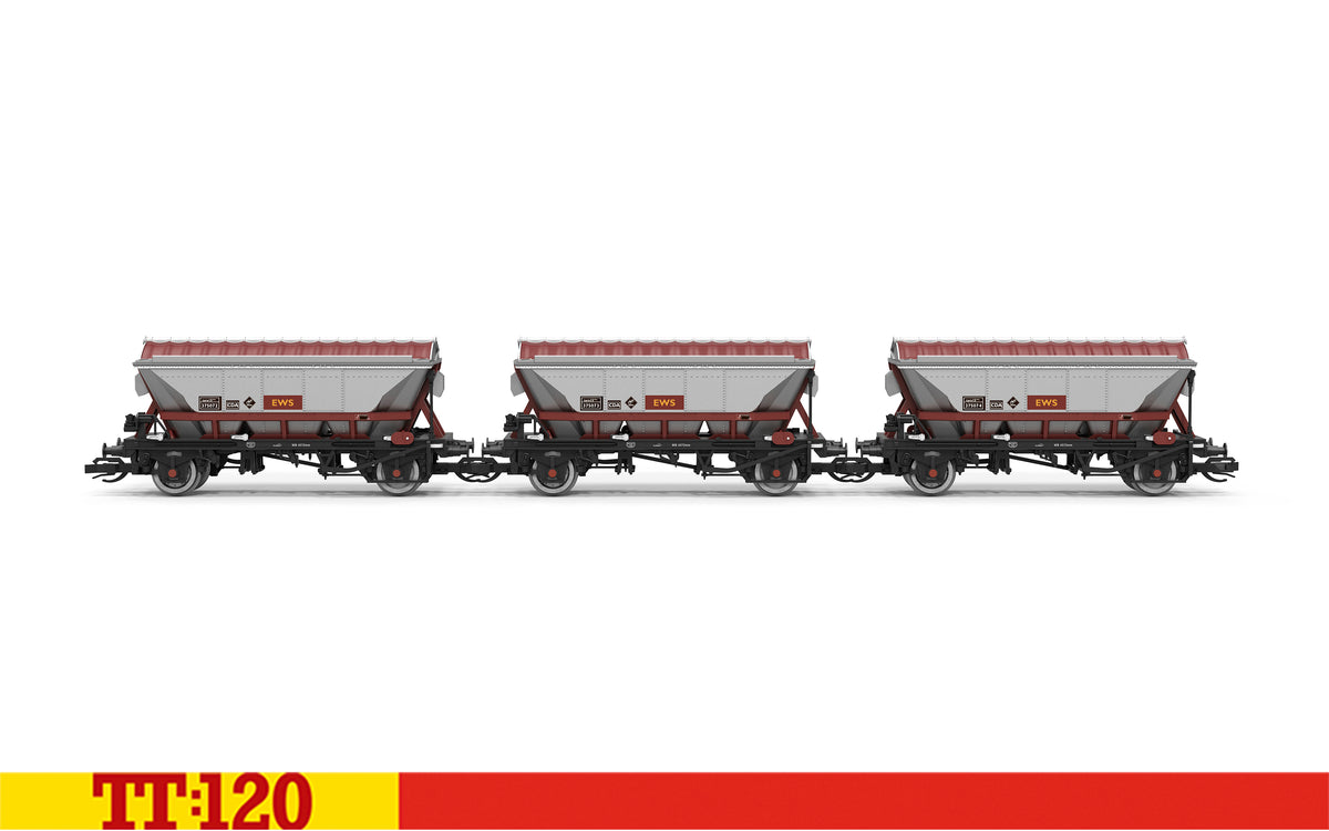 Hornby TT:120 EWS CDA Hopper Triple Pack