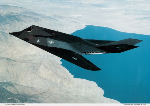 Lockheed F-117A Nighthawk (Stealth Bomber) Poster – Key Publishing Ltd