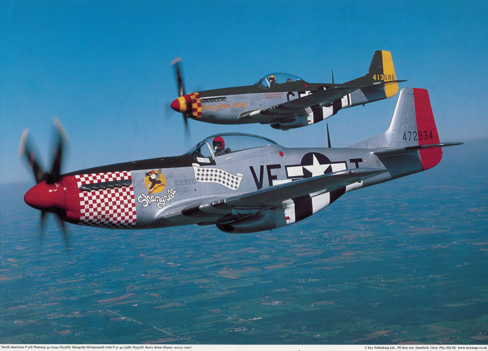 Mustang P-51D Poster