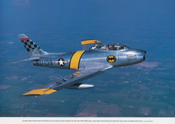 F-86 Sabre North American Poster