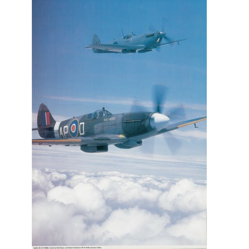 Spitfire Xiv Rn135 Spitfire Mk XIV Poster — Key Publishing Ltd