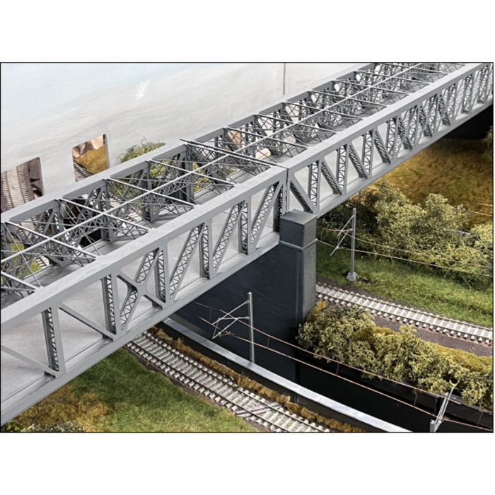GCR Birdcage Bridge and walls laser-cut kit for OO Gauge