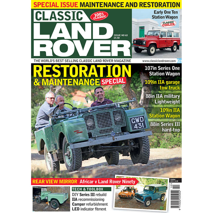 Classic Land Rover Oct 2018