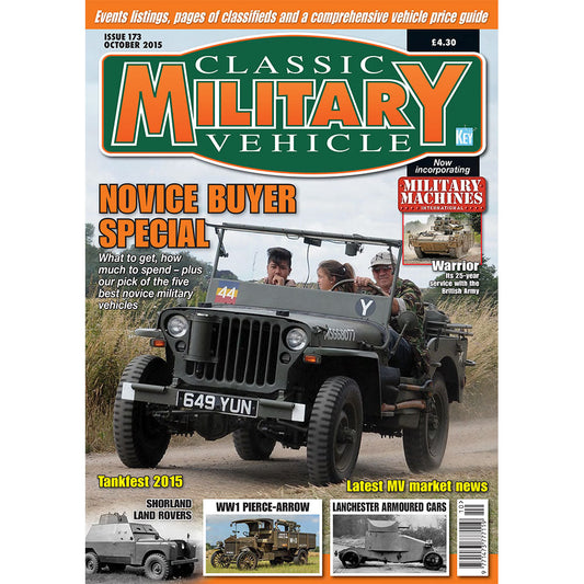 Classic Military Vehicle October 2015