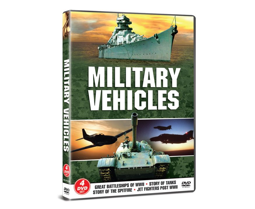Military Vehicles DVD - 4 DVD box set